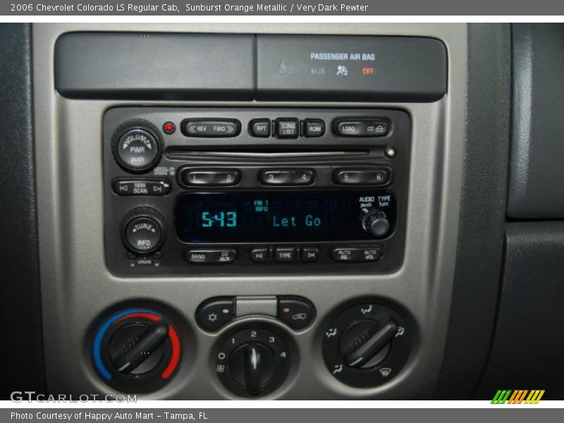 Controls of 2006 Colorado LS Regular Cab