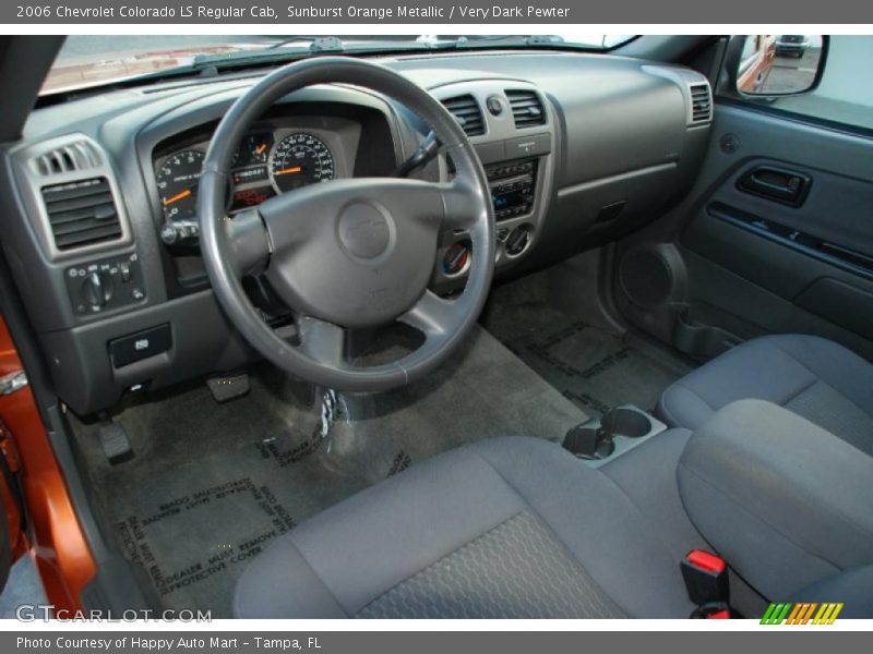  2006 Colorado LS Regular Cab Very Dark Pewter Interior