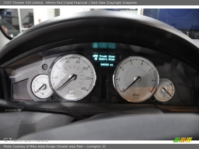 Inferno Red Crystal Pearlcoat / Dark Slate Gray/Light Graystone 2007 Chrysler 300 Limited