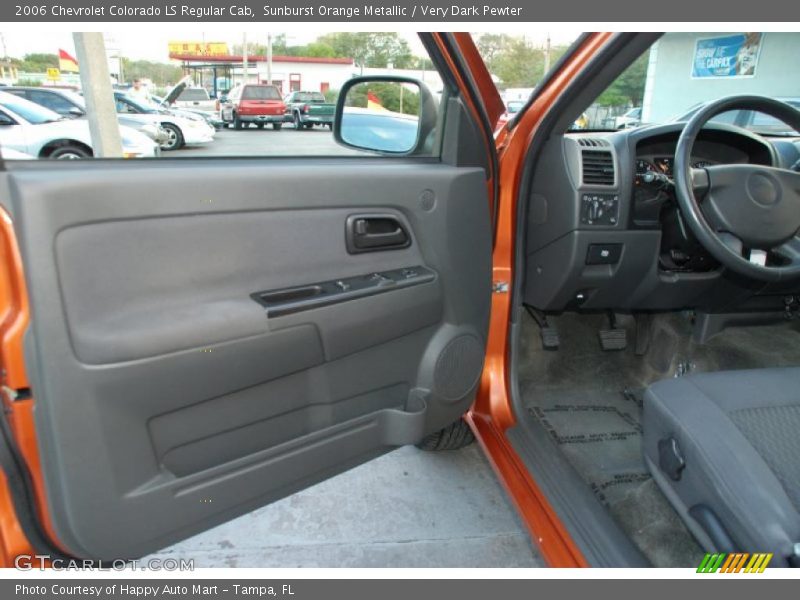 Sunburst Orange Metallic / Very Dark Pewter 2006 Chevrolet Colorado LS Regular Cab