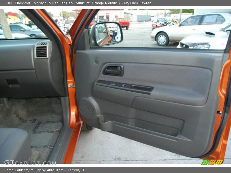Sunburst Orange Metallic / Very Dark Pewter 2006 Chevrolet Colorado LS Regular Cab