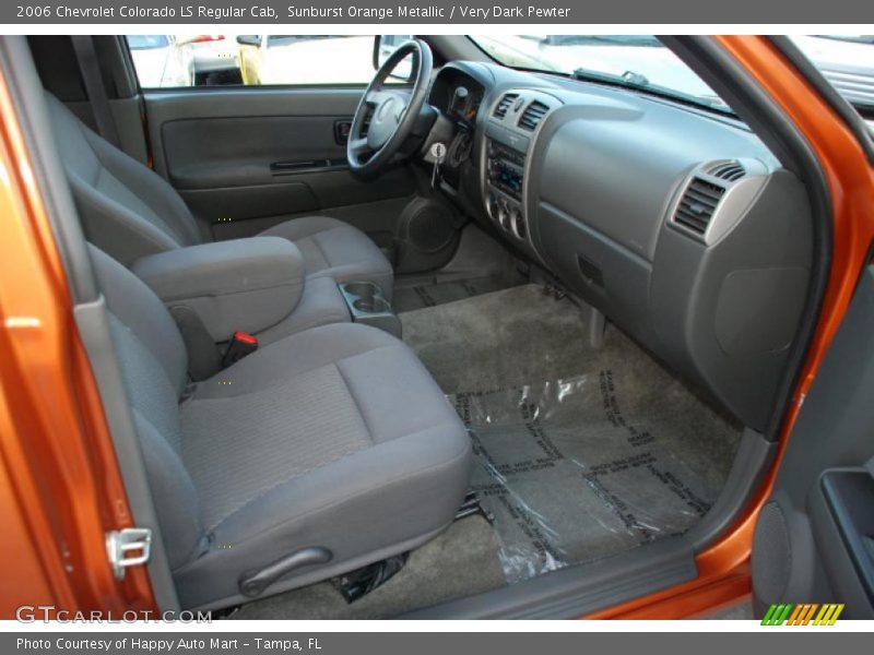 Sunburst Orange Metallic / Very Dark Pewter 2006 Chevrolet Colorado LS Regular Cab