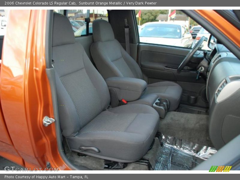 Sunburst Orange Metallic / Very Dark Pewter 2006 Chevrolet Colorado LS Regular Cab