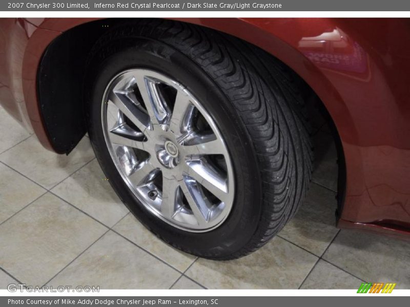 Inferno Red Crystal Pearlcoat / Dark Slate Gray/Light Graystone 2007 Chrysler 300 Limited