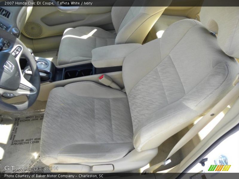 Taffeta White / Ivory 2007 Honda Civic EX Coupe