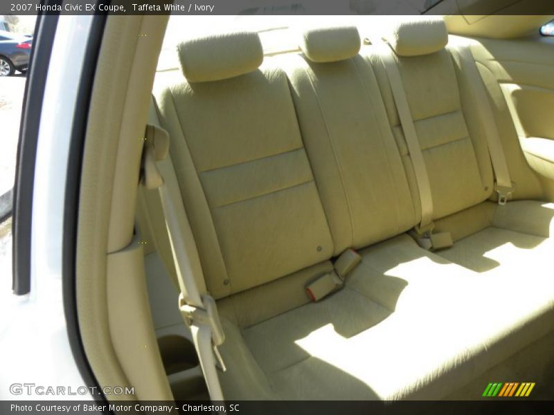 Taffeta White / Ivory 2007 Honda Civic EX Coupe
