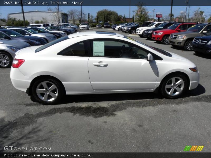 Taffeta White / Ivory 2007 Honda Civic EX Coupe