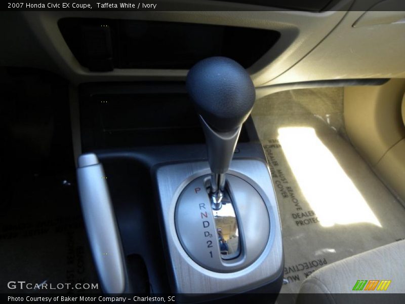 Taffeta White / Ivory 2007 Honda Civic EX Coupe