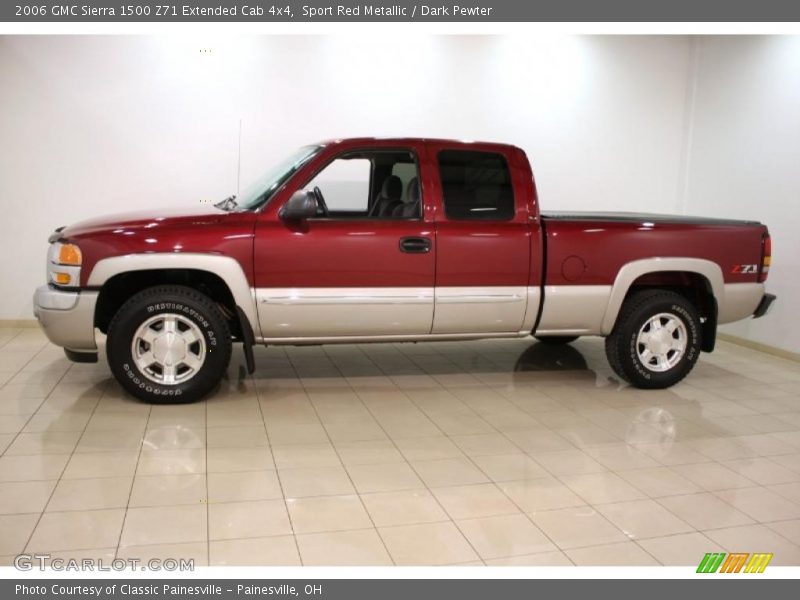Sport Red Metallic / Dark Pewter 2006 GMC Sierra 1500 Z71 Extended Cab 4x4