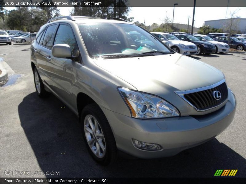 Bamboo Pearl / Parchment 2009 Lexus RX 350 AWD