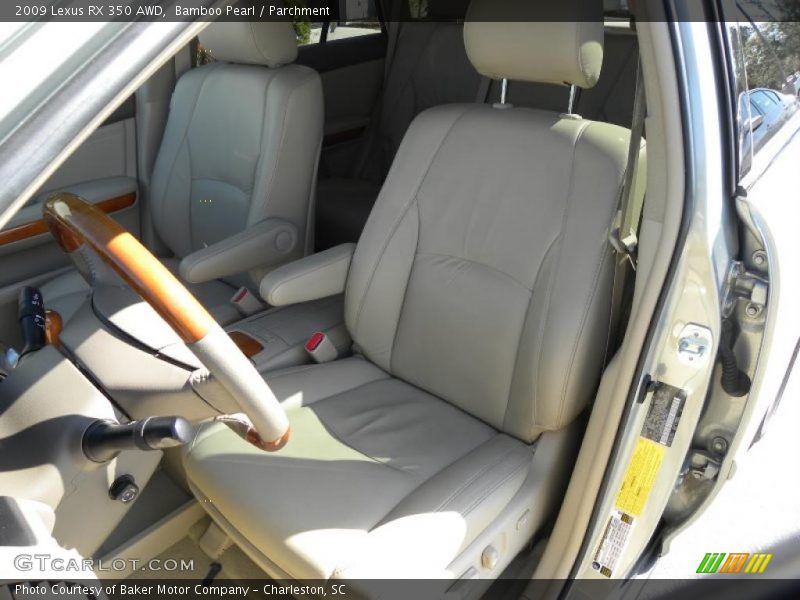 Bamboo Pearl / Parchment 2009 Lexus RX 350 AWD