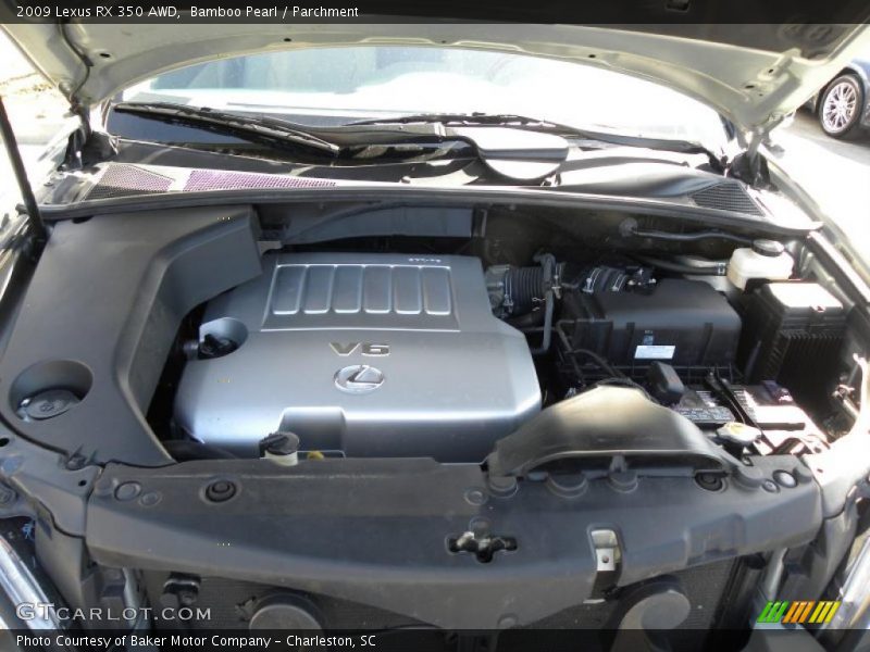 Bamboo Pearl / Parchment 2009 Lexus RX 350 AWD