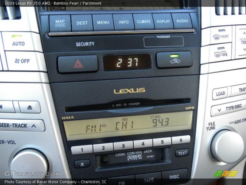 Bamboo Pearl / Parchment 2009 Lexus RX 350 AWD