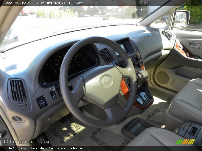 Millennium Silver Metallic / Ivory 2000 Lexus RX 300