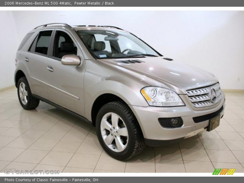 Pewter Metallic / Black 2006 Mercedes-Benz ML 500 4Matic