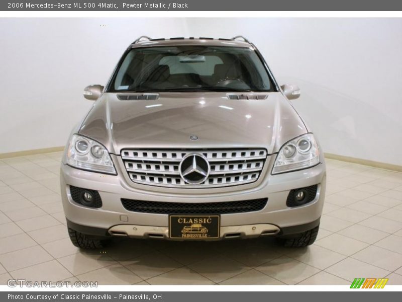 Pewter Metallic / Black 2006 Mercedes-Benz ML 500 4Matic