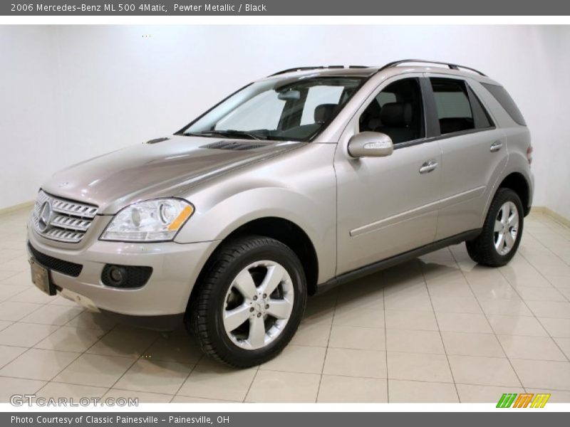 Pewter Metallic / Black 2006 Mercedes-Benz ML 500 4Matic