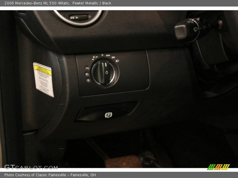 Pewter Metallic / Black 2006 Mercedes-Benz ML 500 4Matic