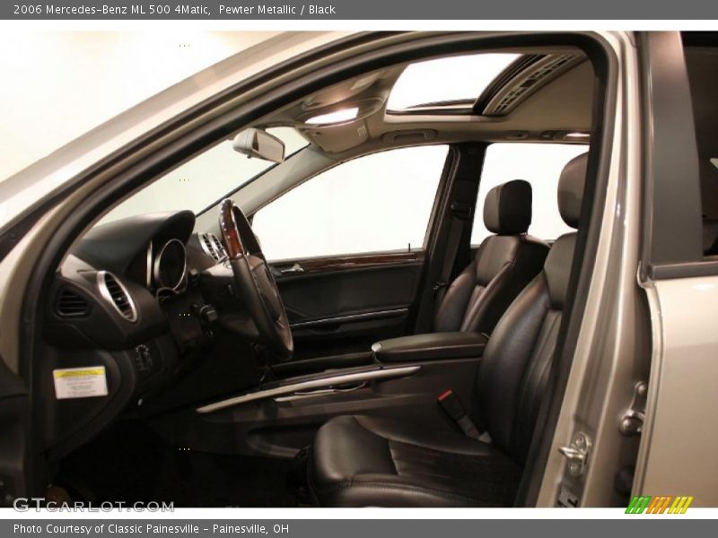 Pewter Metallic / Black 2006 Mercedes-Benz ML 500 4Matic