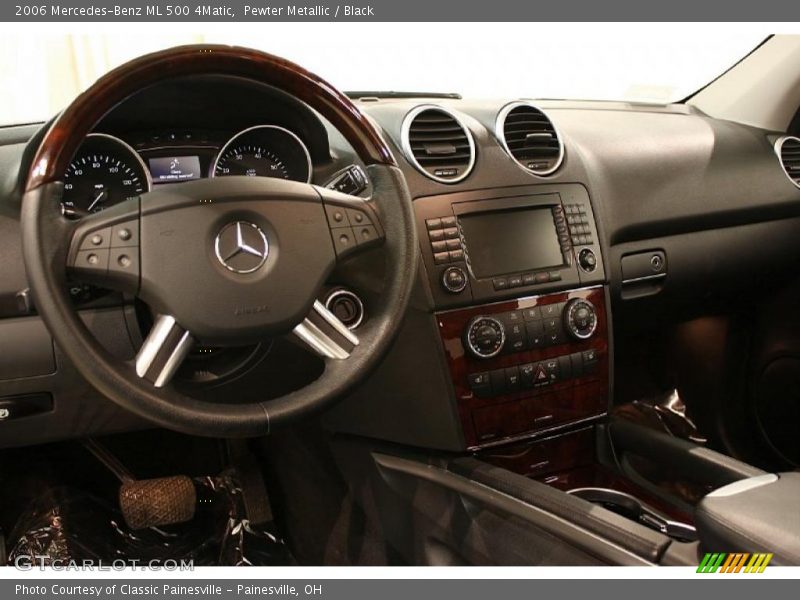 Pewter Metallic / Black 2006 Mercedes-Benz ML 500 4Matic