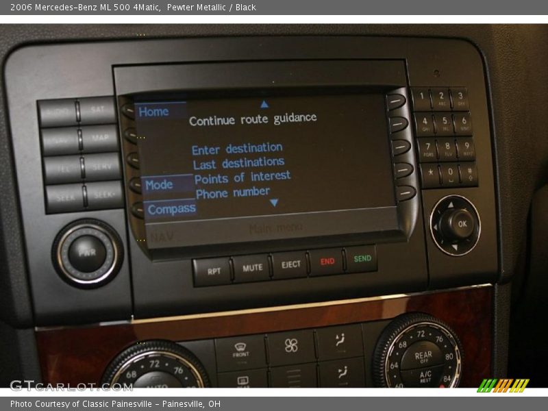 Pewter Metallic / Black 2006 Mercedes-Benz ML 500 4Matic