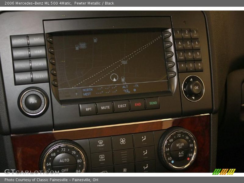 Pewter Metallic / Black 2006 Mercedes-Benz ML 500 4Matic