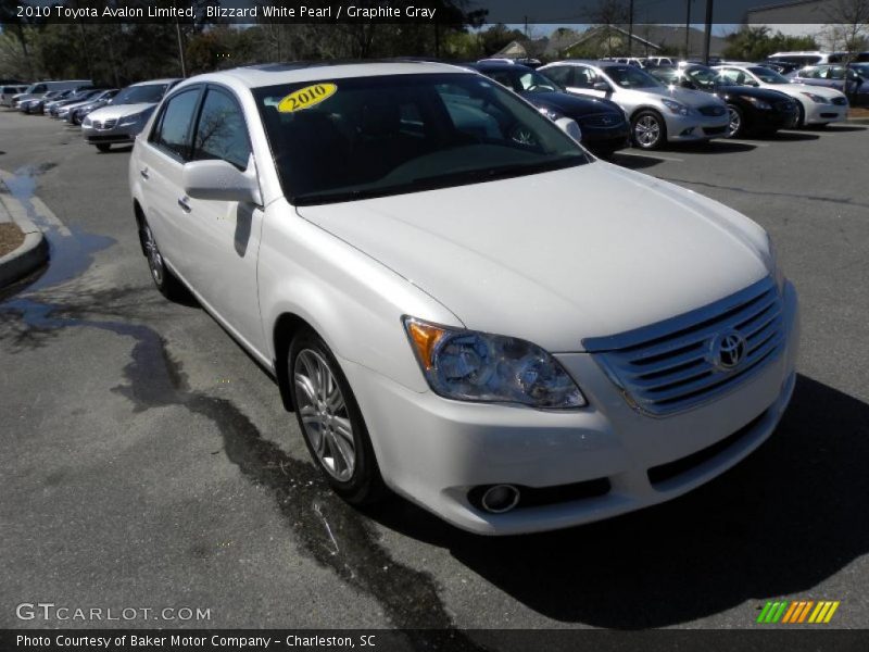 Blizzard White Pearl / Graphite Gray 2010 Toyota Avalon Limited