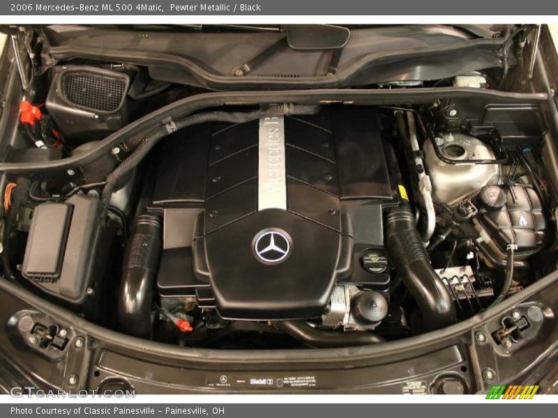 Pewter Metallic / Black 2006 Mercedes-Benz ML 500 4Matic