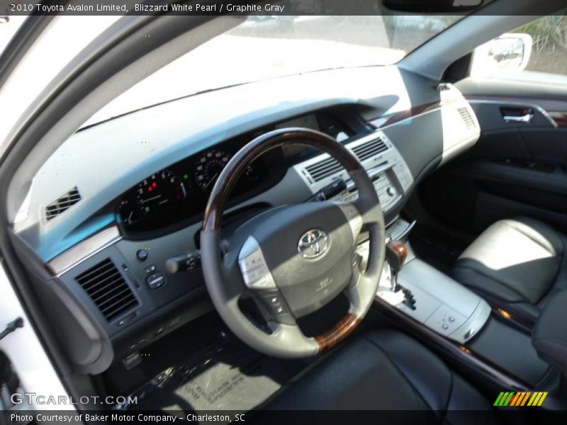 Blizzard White Pearl / Graphite Gray 2010 Toyota Avalon Limited