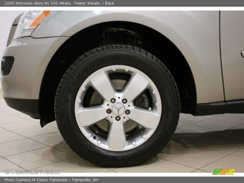 Pewter Metallic / Black 2006 Mercedes-Benz ML 500 4Matic