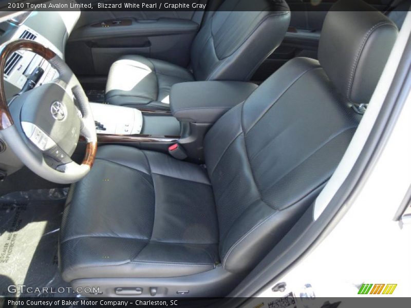 Blizzard White Pearl / Graphite Gray 2010 Toyota Avalon Limited