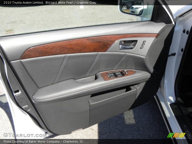 Blizzard White Pearl / Graphite Gray 2010 Toyota Avalon Limited