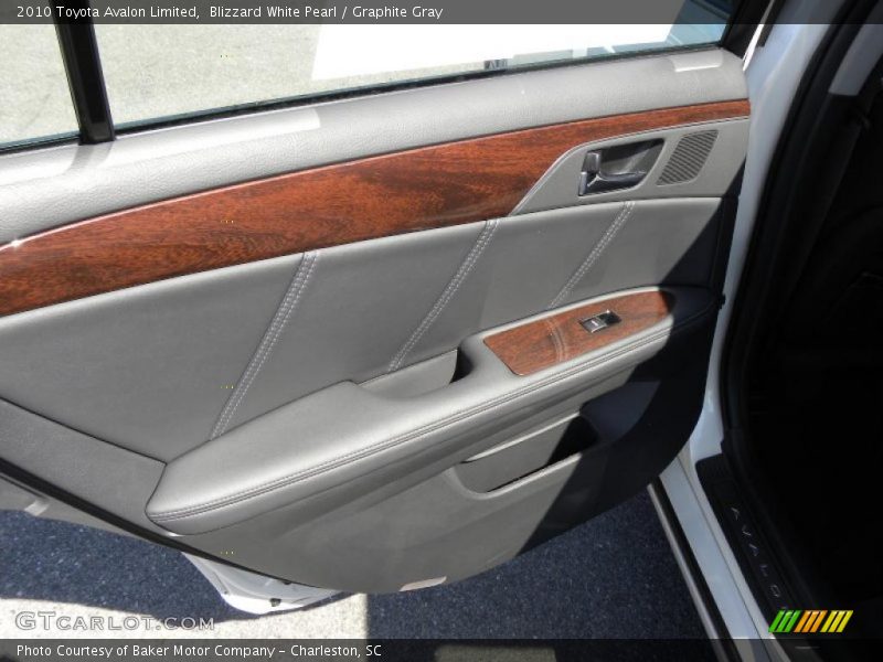 Blizzard White Pearl / Graphite Gray 2010 Toyota Avalon Limited