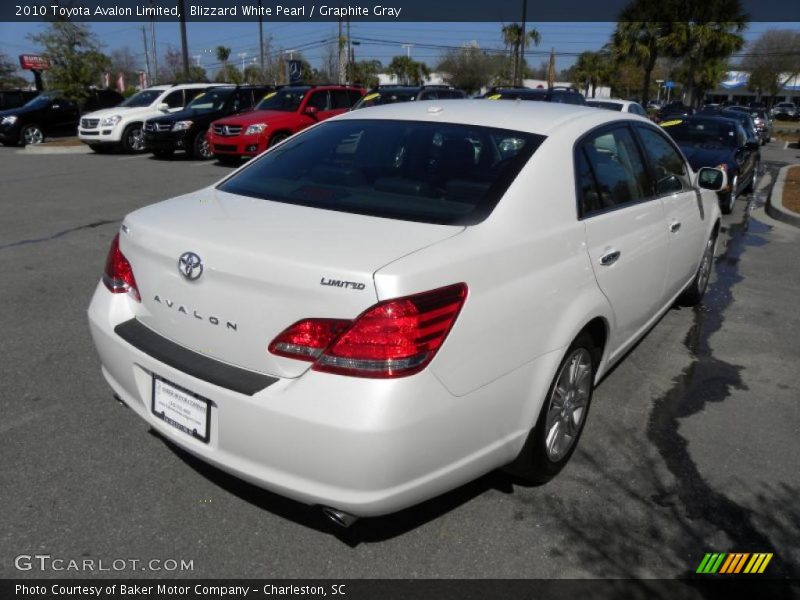 Blizzard White Pearl / Graphite Gray 2010 Toyota Avalon Limited