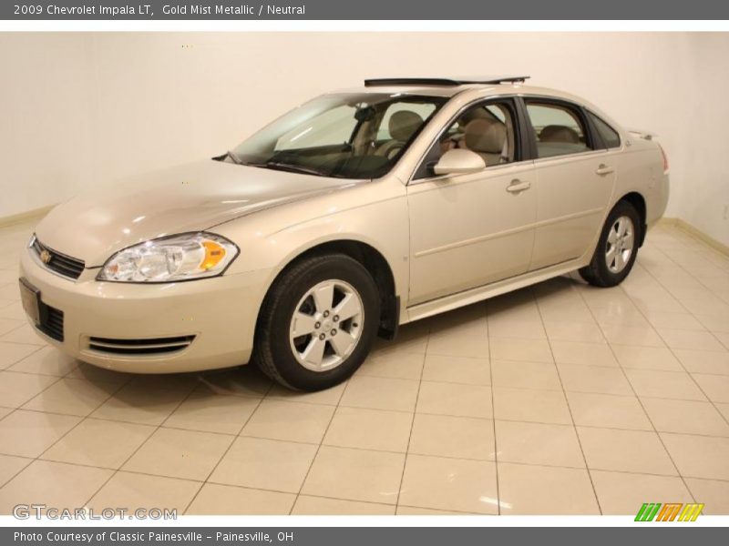 Gold Mist Metallic / Neutral 2009 Chevrolet Impala LT