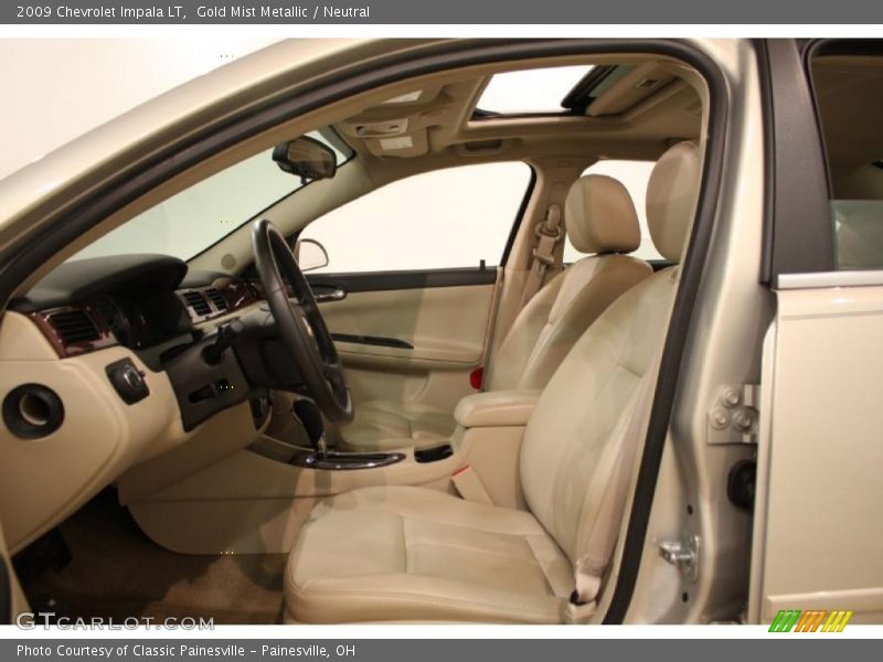 Gold Mist Metallic / Neutral 2009 Chevrolet Impala LT