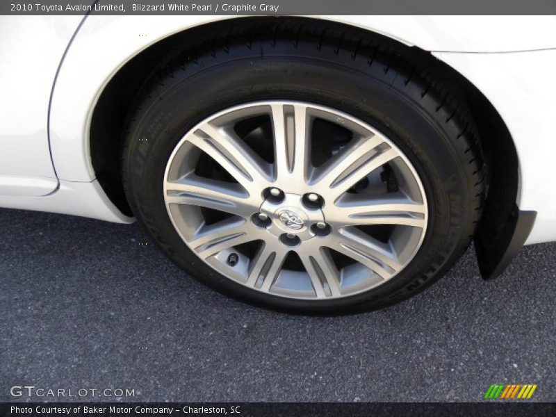 Blizzard White Pearl / Graphite Gray 2010 Toyota Avalon Limited