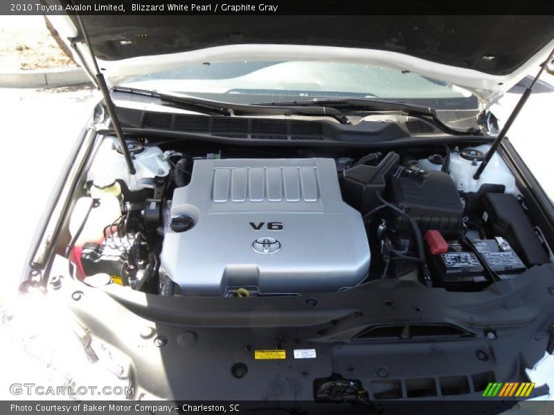 Blizzard White Pearl / Graphite Gray 2010 Toyota Avalon Limited