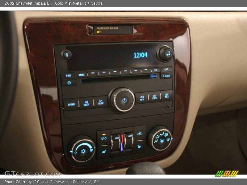 Gold Mist Metallic / Neutral 2009 Chevrolet Impala LT