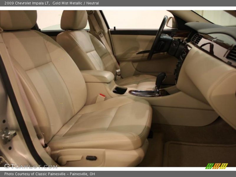 Gold Mist Metallic / Neutral 2009 Chevrolet Impala LT