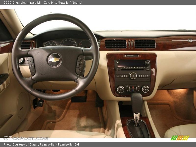 Gold Mist Metallic / Neutral 2009 Chevrolet Impala LT