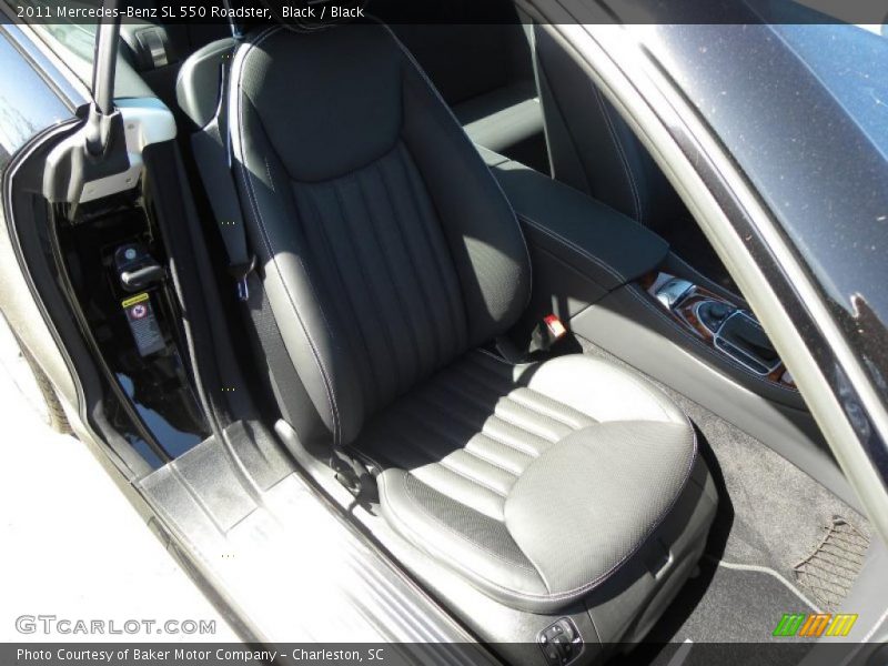 Black / Black 2011 Mercedes-Benz SL 550 Roadster