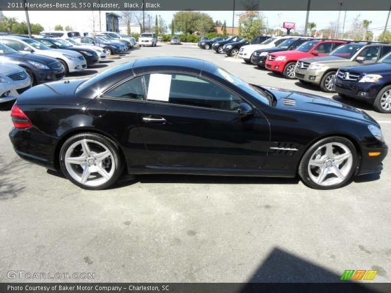 Black / Black 2011 Mercedes-Benz SL 550 Roadster