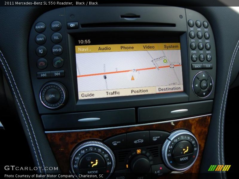 Navigation of 2011 SL 550 Roadster