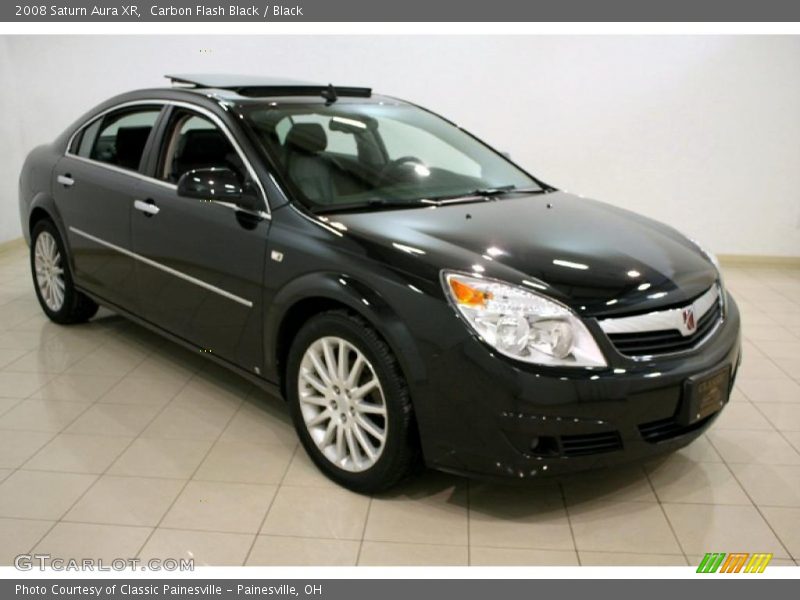 Carbon Flash Black / Black 2008 Saturn Aura XR