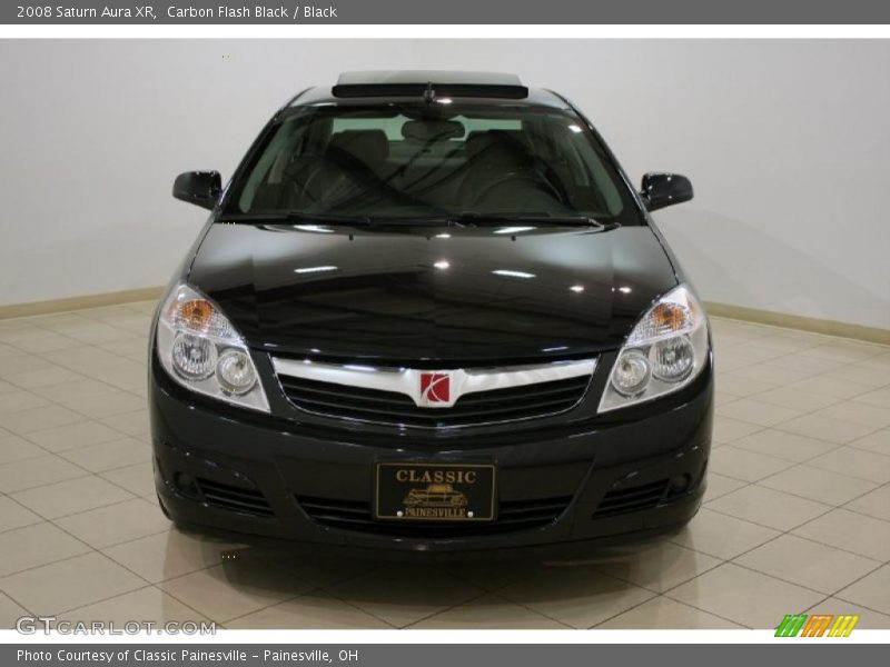 Carbon Flash Black / Black 2008 Saturn Aura XR