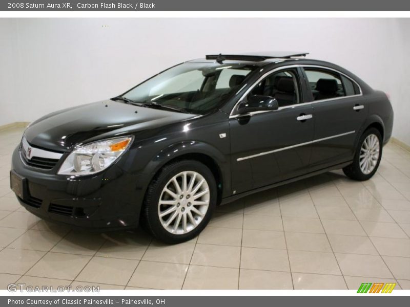 Carbon Flash Black / Black 2008 Saturn Aura XR