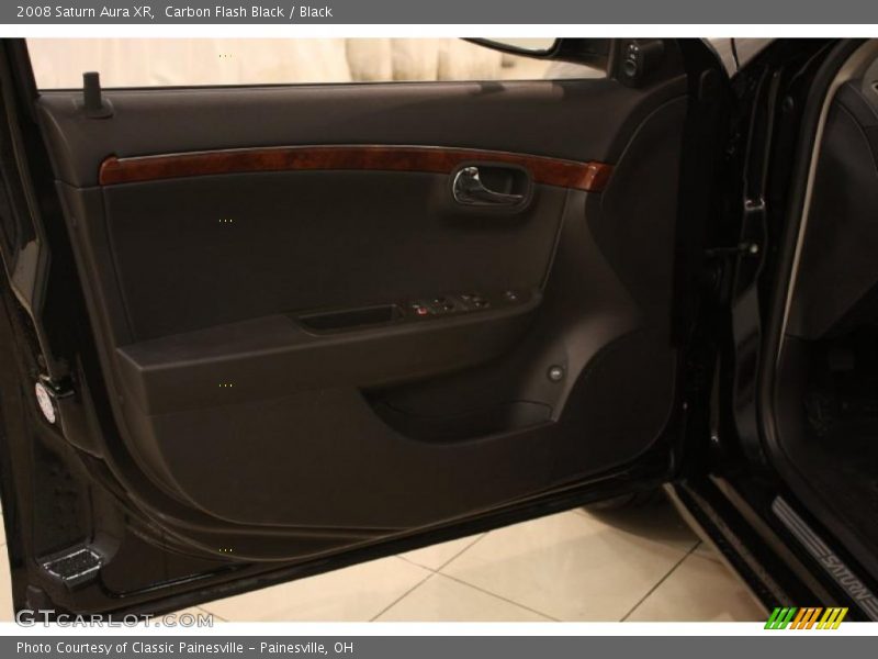 Carbon Flash Black / Black 2008 Saturn Aura XR