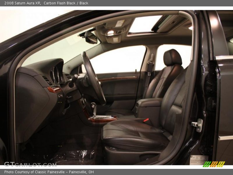 Carbon Flash Black / Black 2008 Saturn Aura XR