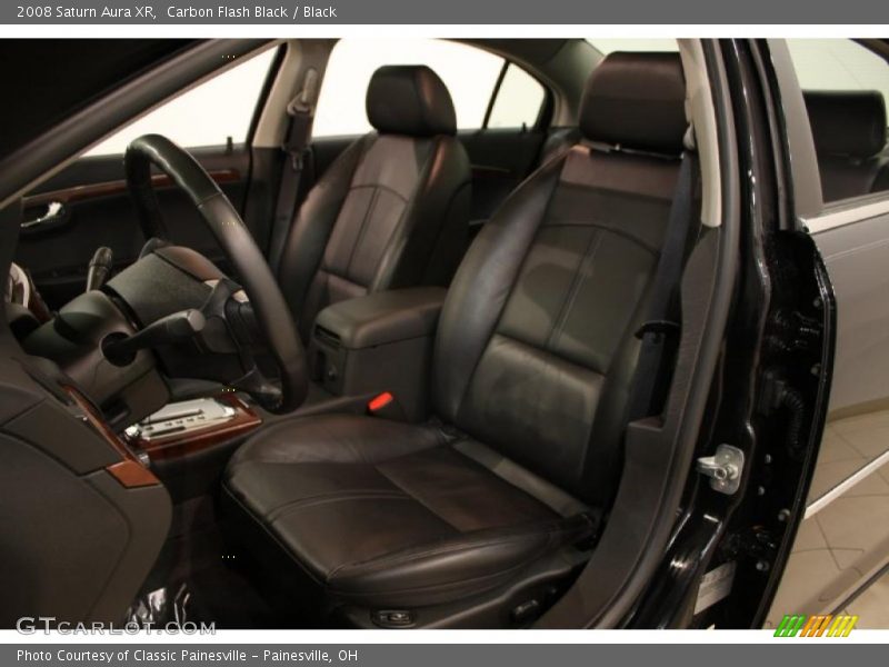 Carbon Flash Black / Black 2008 Saturn Aura XR